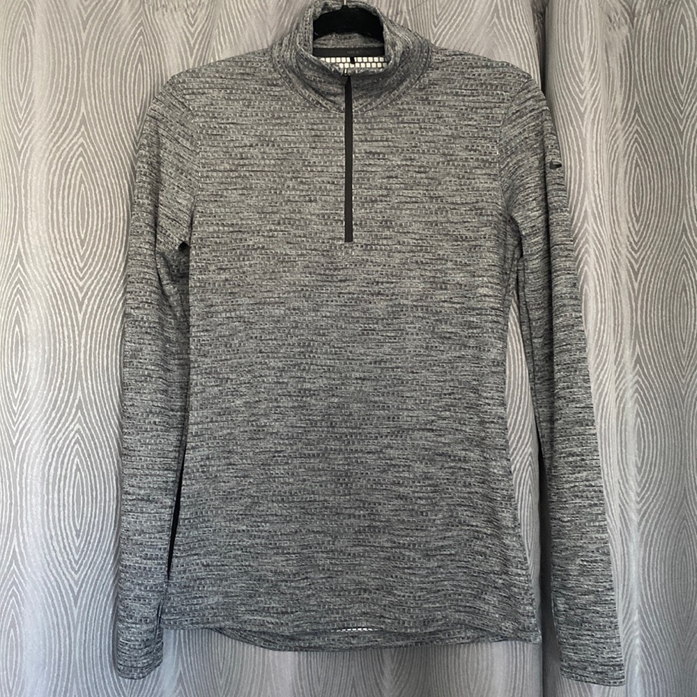 Nike Golf Grey Quarter Zip Long Sleeve